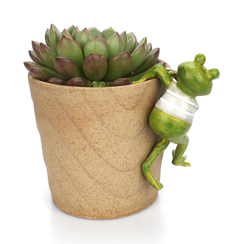 Frog Garden Ornaments Resin Set (4pcs) - Image 3