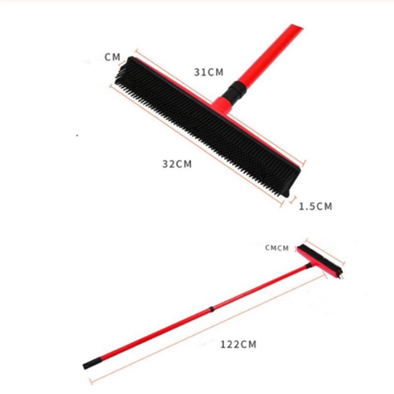Carpet Broom Rubber Head Sweeper - Image 3