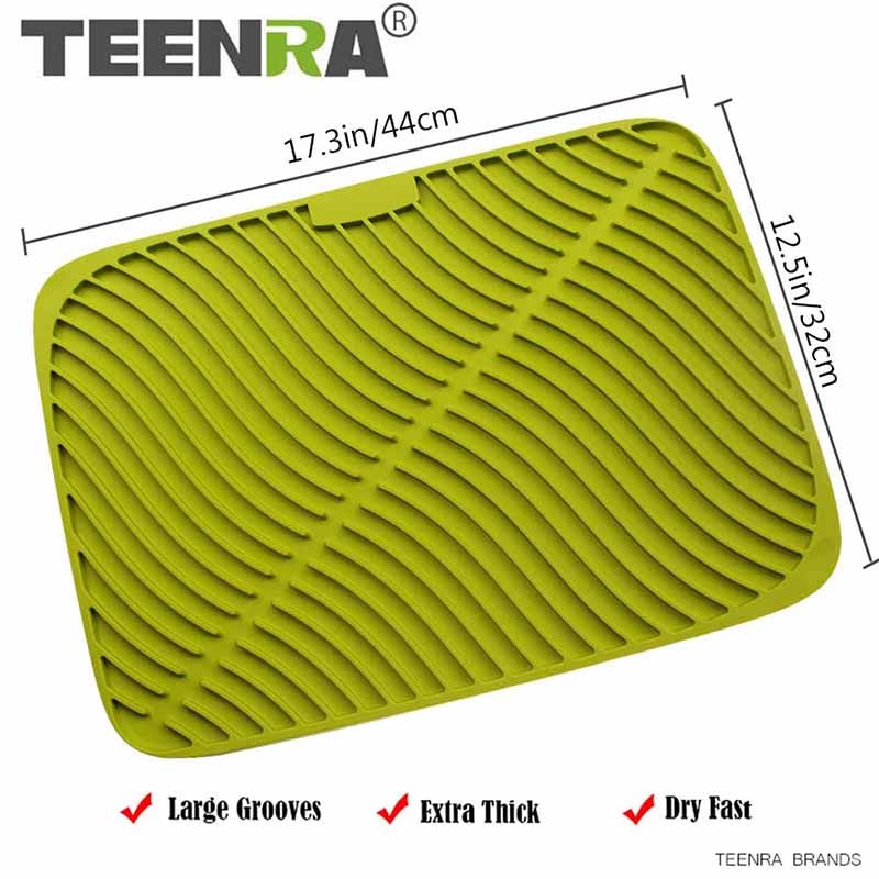Dish Drying Mat Silicone Counter Mat - Image 4