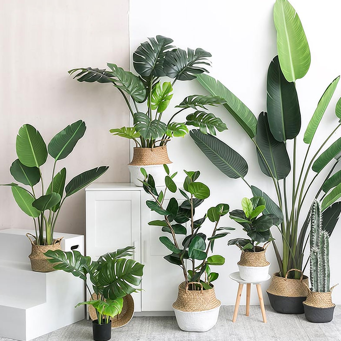 Faux Plants Artificial Leaves Decor - Image 5