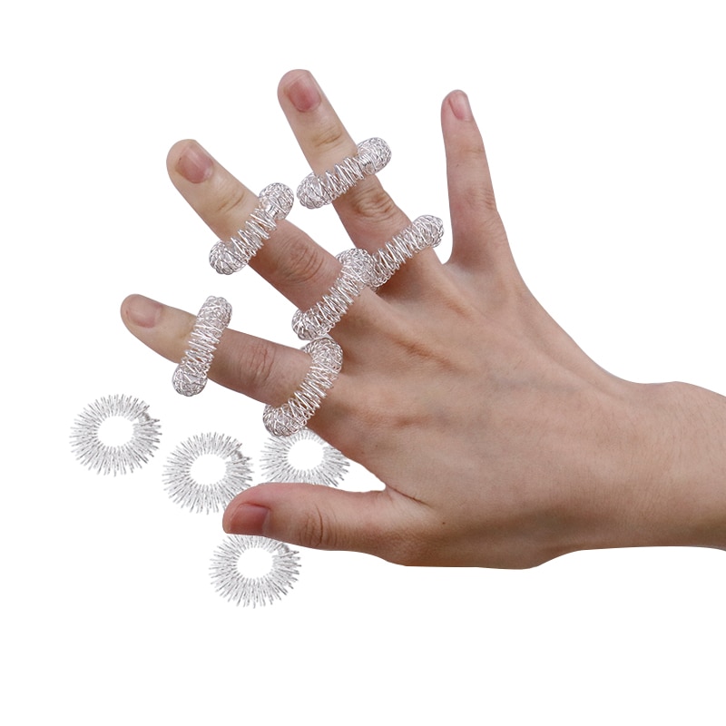 Acupressure Rings Finger Massager (10 Pcs) - Image 4