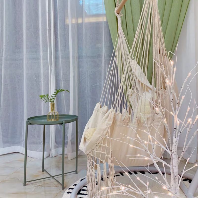 Boho Hanging Chair Rope Hammock - Image 2