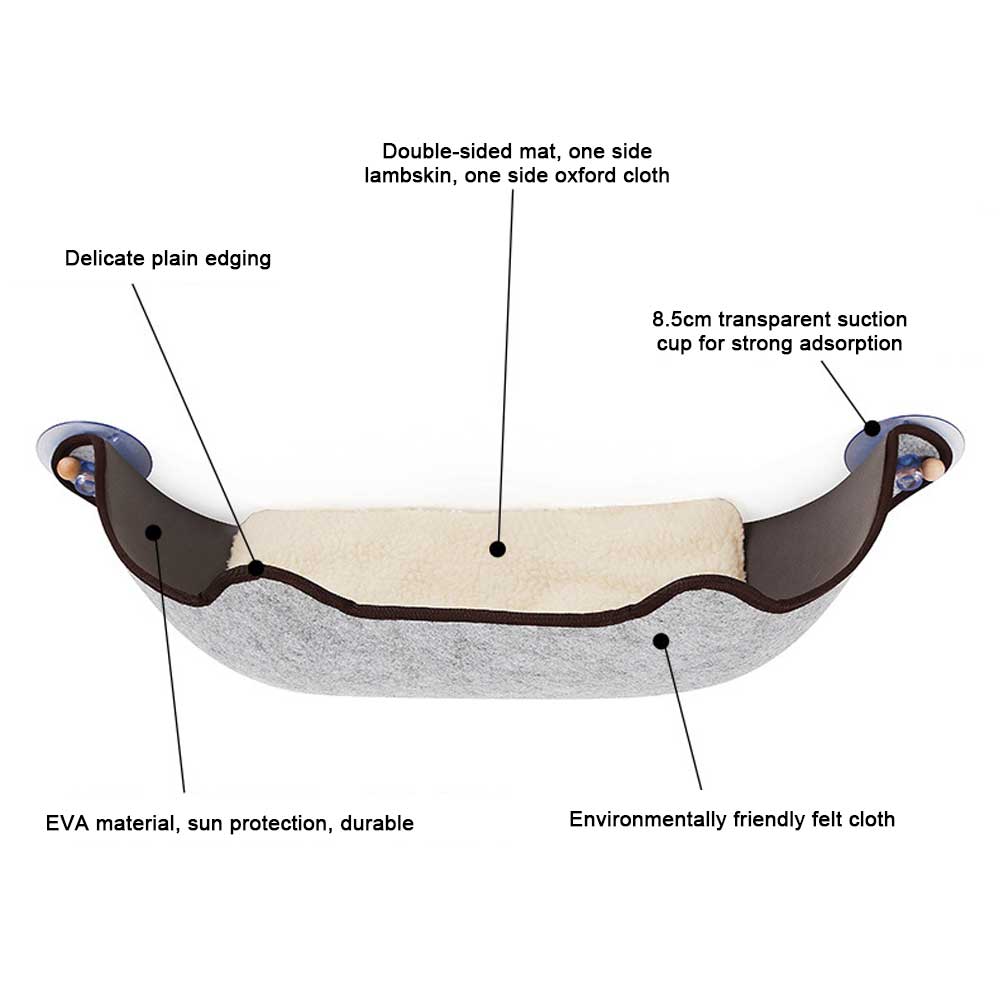 Cat Window Bed Pet Hammock - Image 5