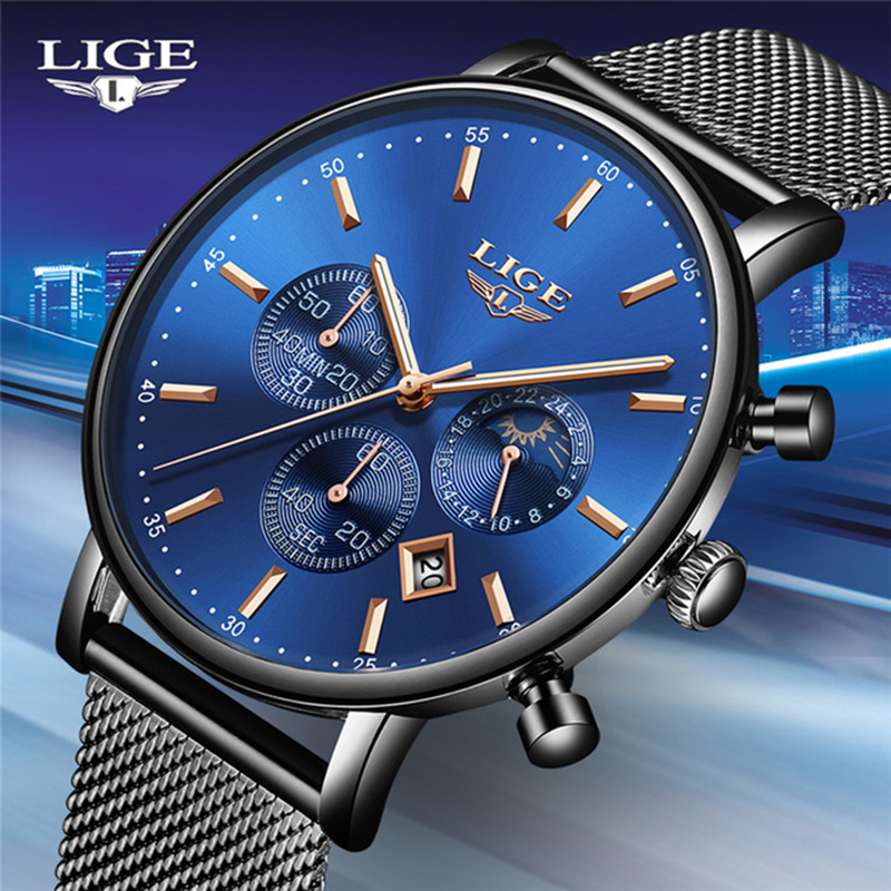 Mens Luxury Watch Stainless Steel - Image 3