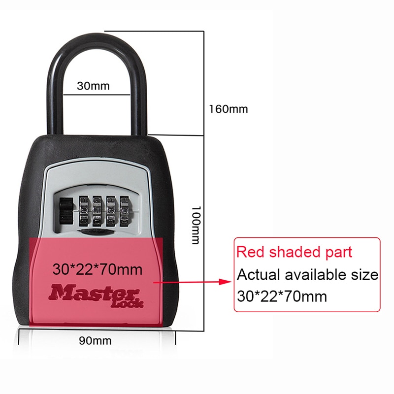 Combination Padlock Security Shackle - Image 4