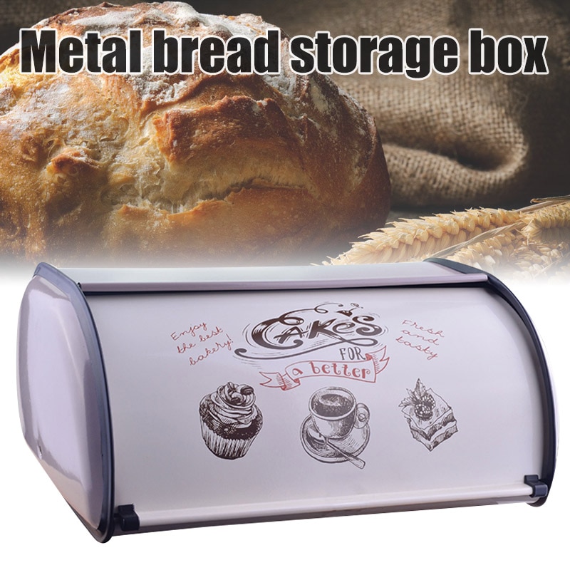Bread Storage Container Metal Box - Image 5