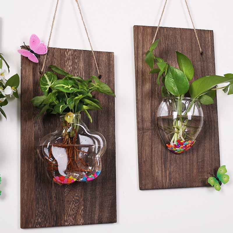 Glass Plant Pots Wall Vase - Image 4