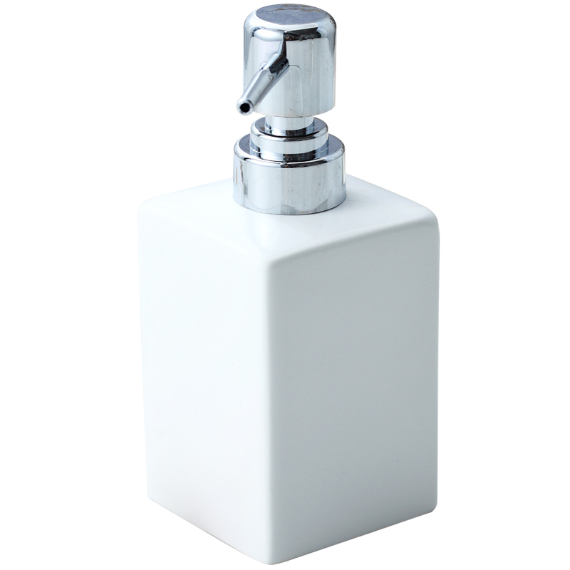 Ceramic Soap Dispenser with Tray - Image 3