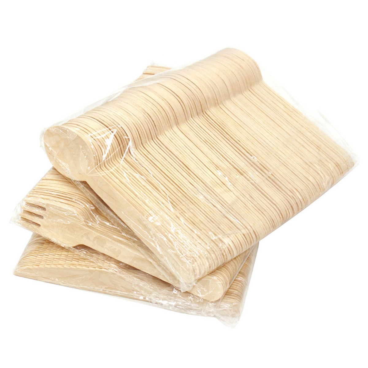 Disposable Wooden Cutlery Set - Image 3