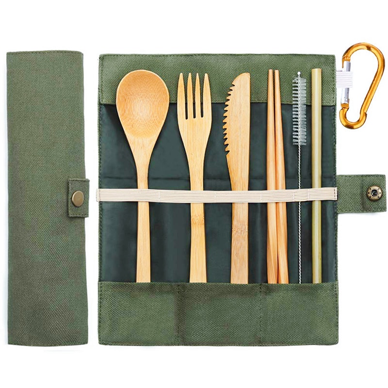 Bamboo Flatware Travel Set - Image 6