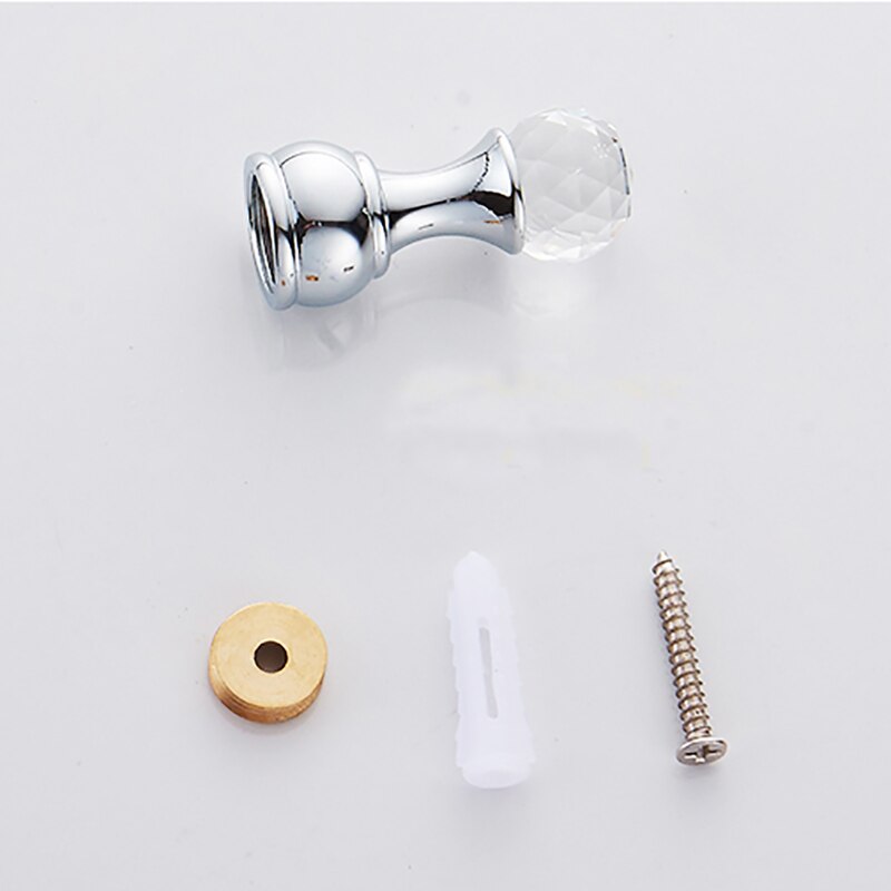 Decorative Wall Hooks Crystal Design (5 PCS)
