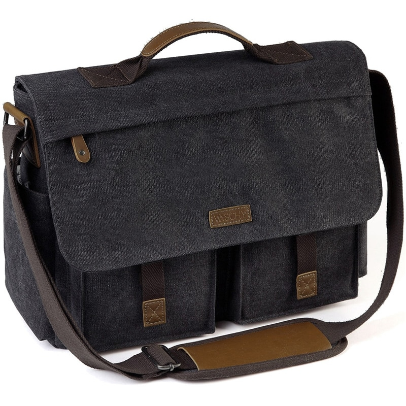 Canvas Messenger Bag for Men - Image 6