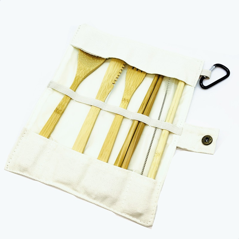 Bamboo Flatware Travel Set - Image 2
