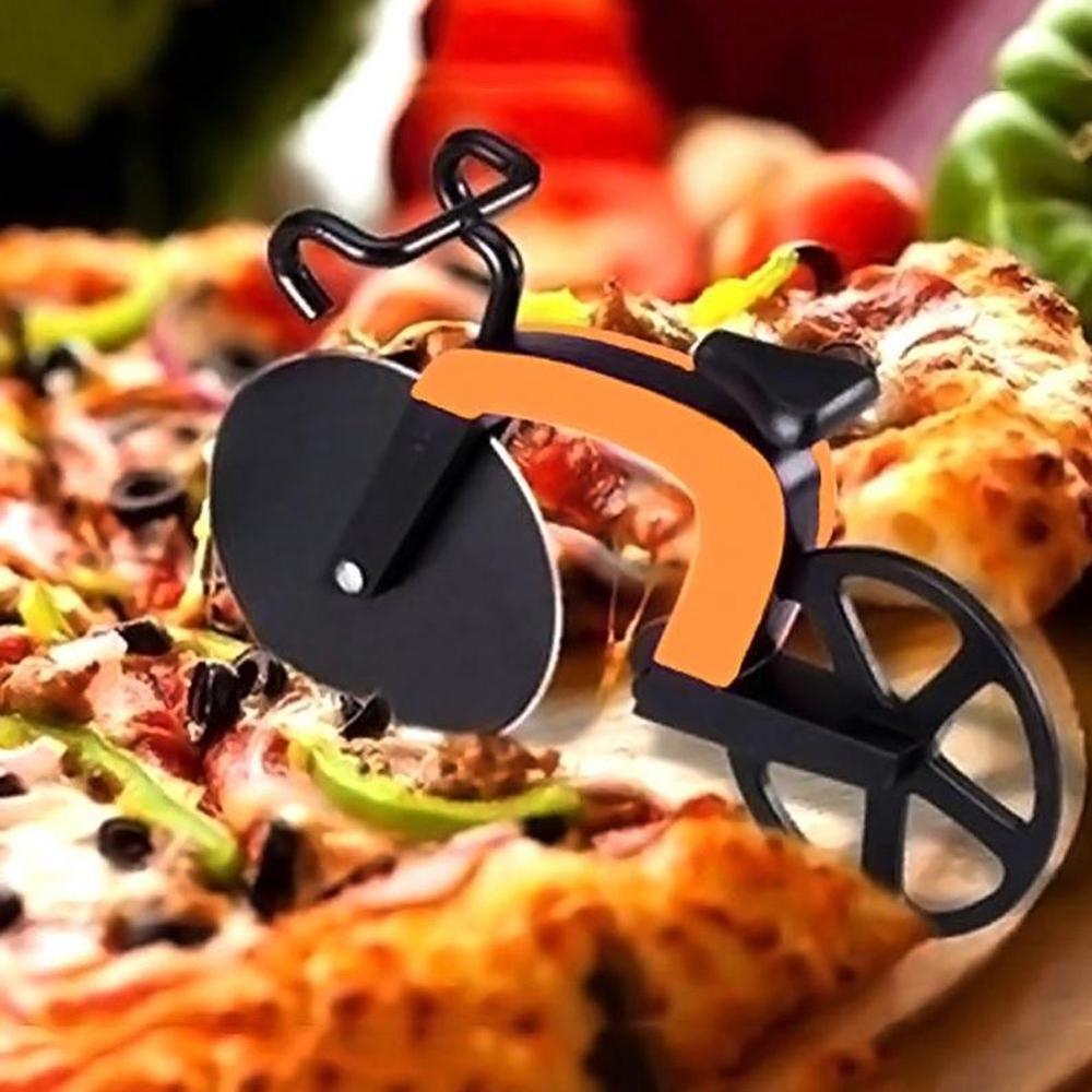 Bike Pizza Cutter Stainless Cutting Tool - Image 3