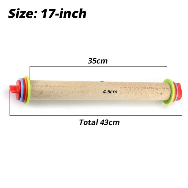 Adjustable Rolling Pin Wooden Tool - Image 4