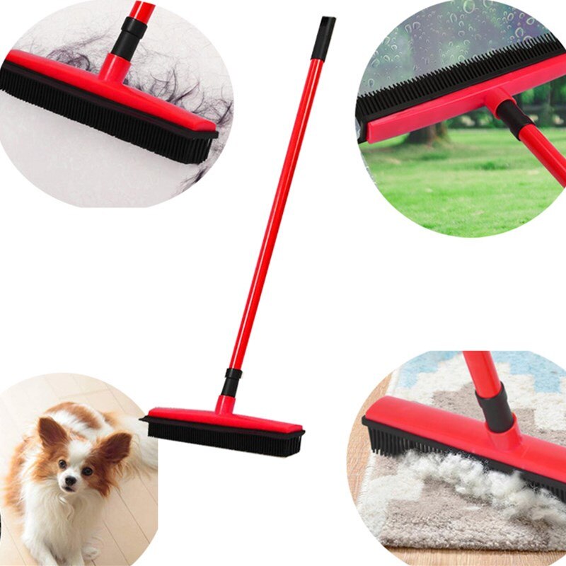 Carpet Broom Rubber Head Sweeper - Image 4