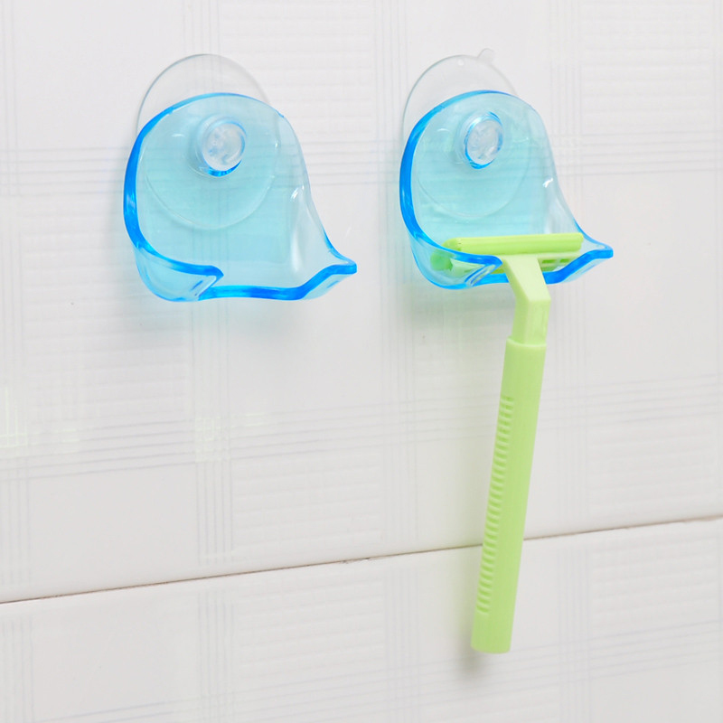 1pc Bathroom Suction Cup Shaver Holder - Image 2