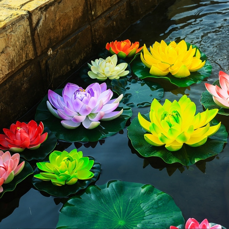 Artificial Lotus Flower Floating Decor - Image 6