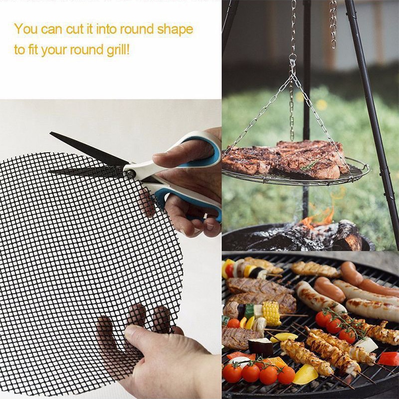 BBQ Grill Mesh Mat Nonstick Grid - Image 4