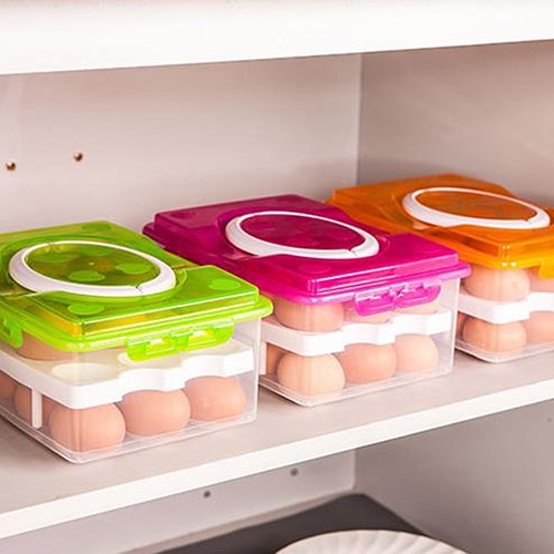 24 Grids Plastic Egg Container - Image 3