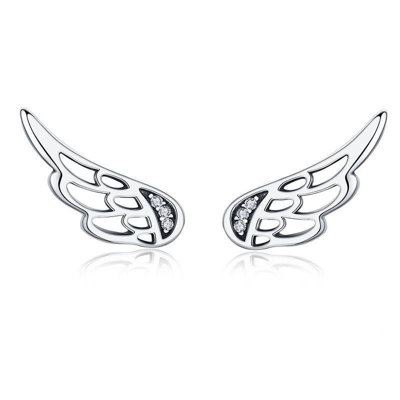 Angel Wing Earrings Ladies Stud Earrings - Image 6