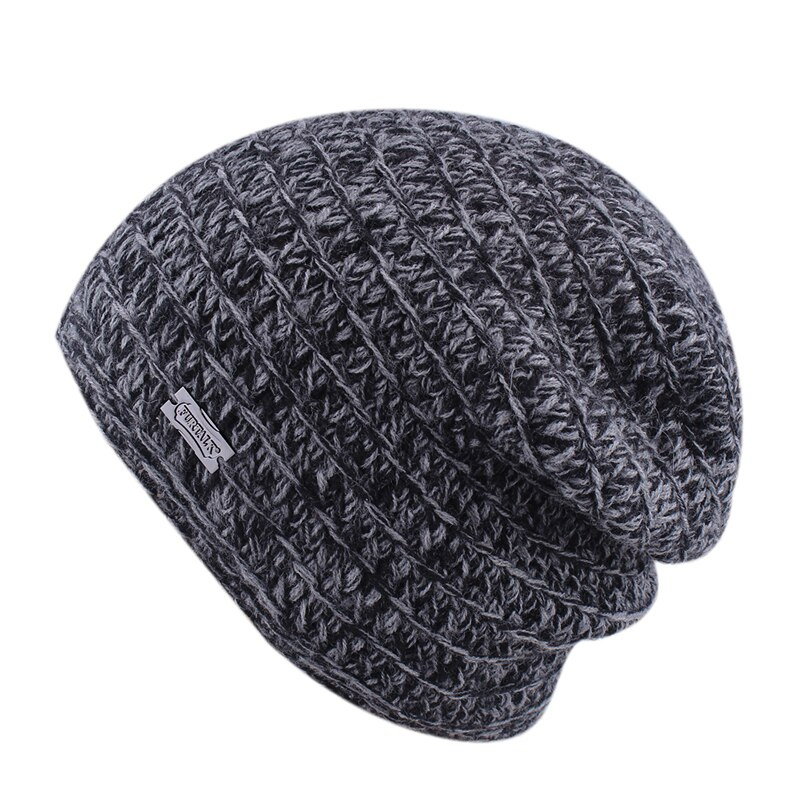 Knitted Beanie Hat Mens Winter Cap - Image 6