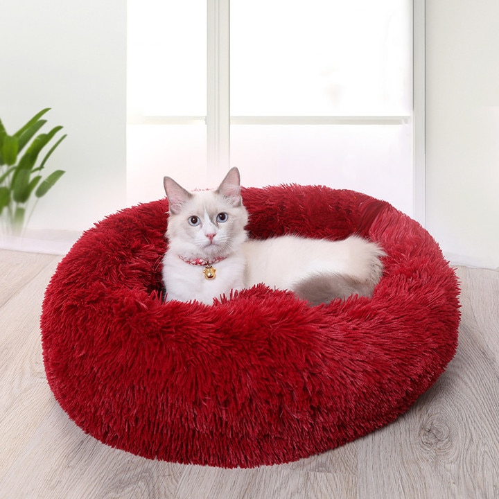 Cat Bean Bag Soft Sleeping Cushion - Image 4