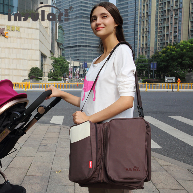 2-In-1 Portable Collapsible Baby Crib and Diaper Bag - Image 2
