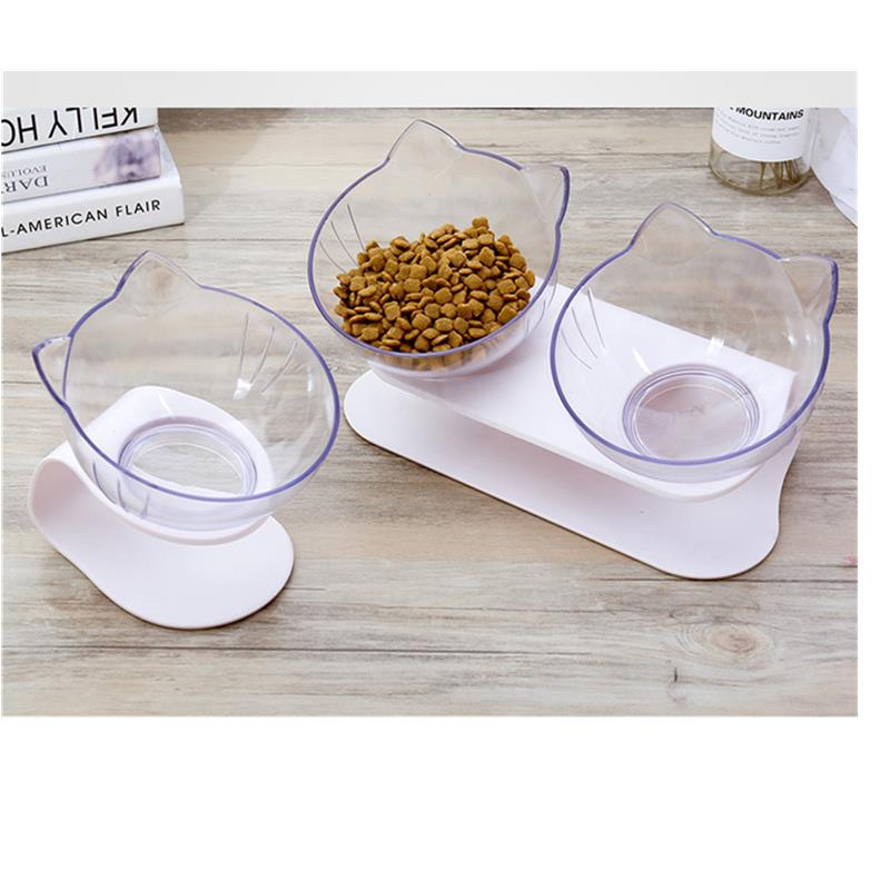 Cat Bowls Transparent Feeding Pet Bowl - Image 5