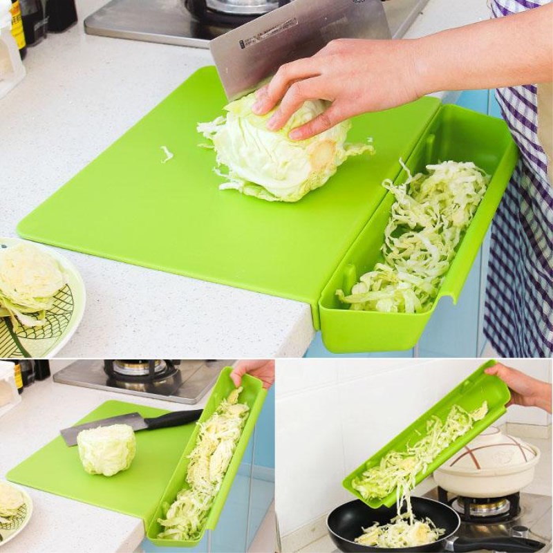 2in1 Plastic Chopping Board Non-Slip Mat - Image 4