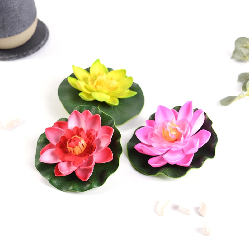 Artificial Lotus Flower Floating Decor - Image 2