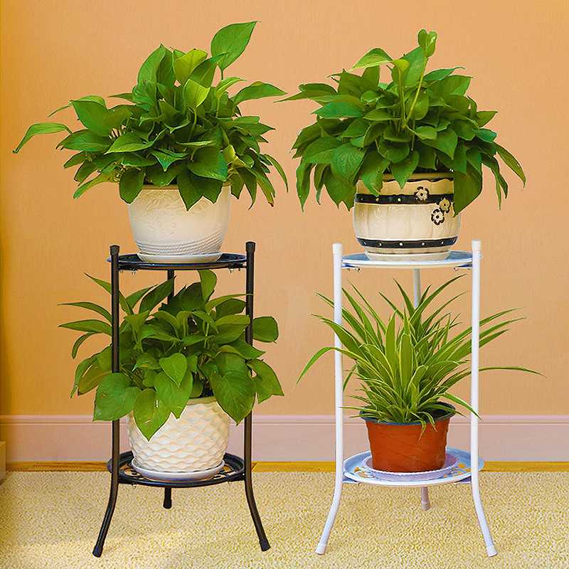 Flower Pot Stand Two-Tier Rack - Image 2