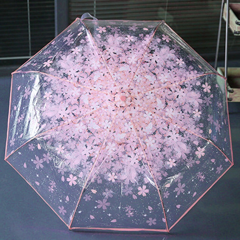 3 Fold Umbrella Cherry Blossom Design - Image 6
