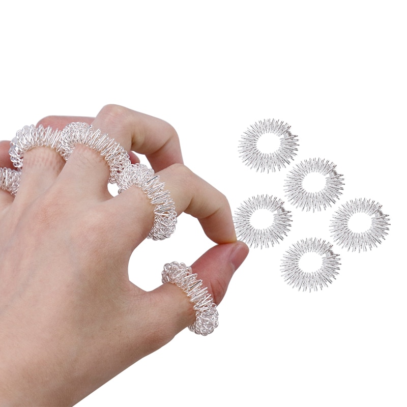 Acupressure Rings Finger Massager (10 Pcs) - Image 3