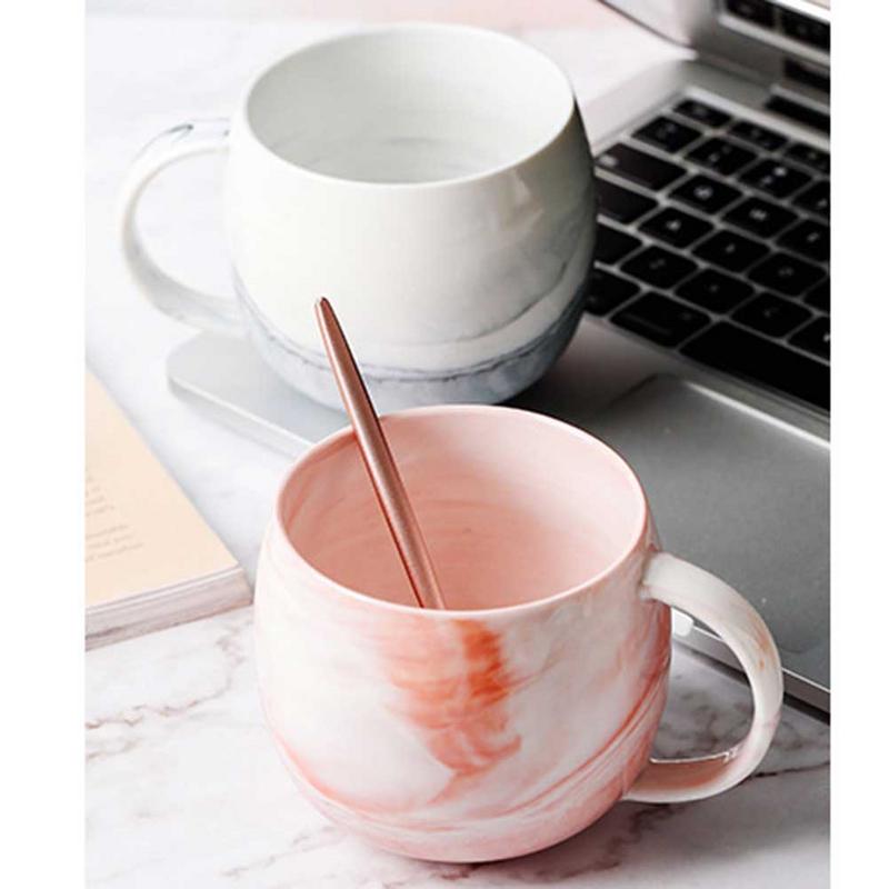 Ceramic Cup With Marble Pattern - Image 4