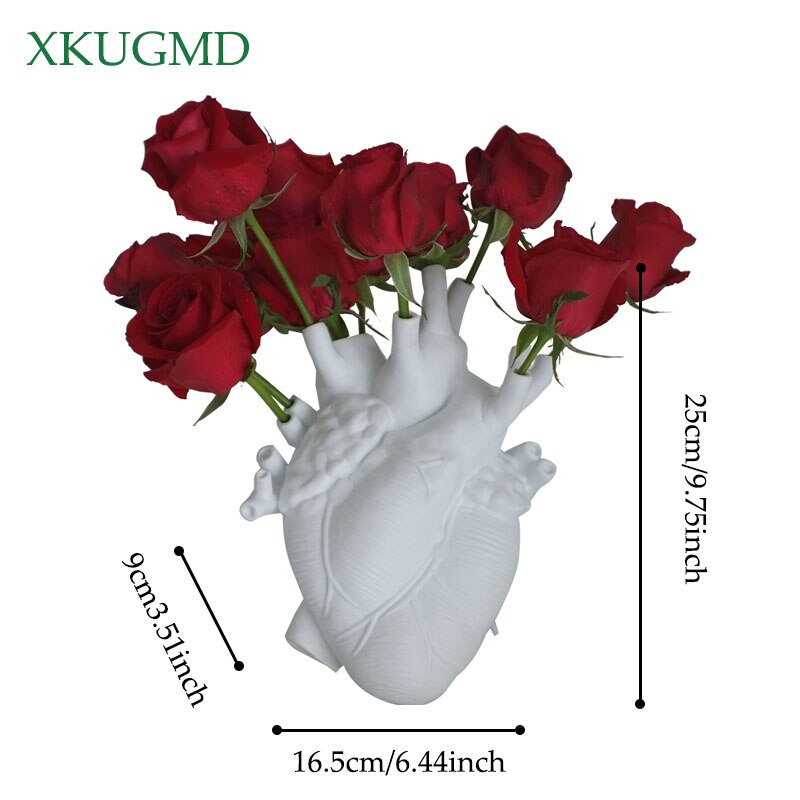 Anatomical Heart Vase Creative Home Decor - Image 5