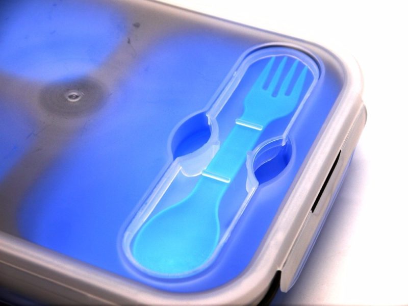 3 Compartment Collapsible Silicone Lunch Box - Image 5