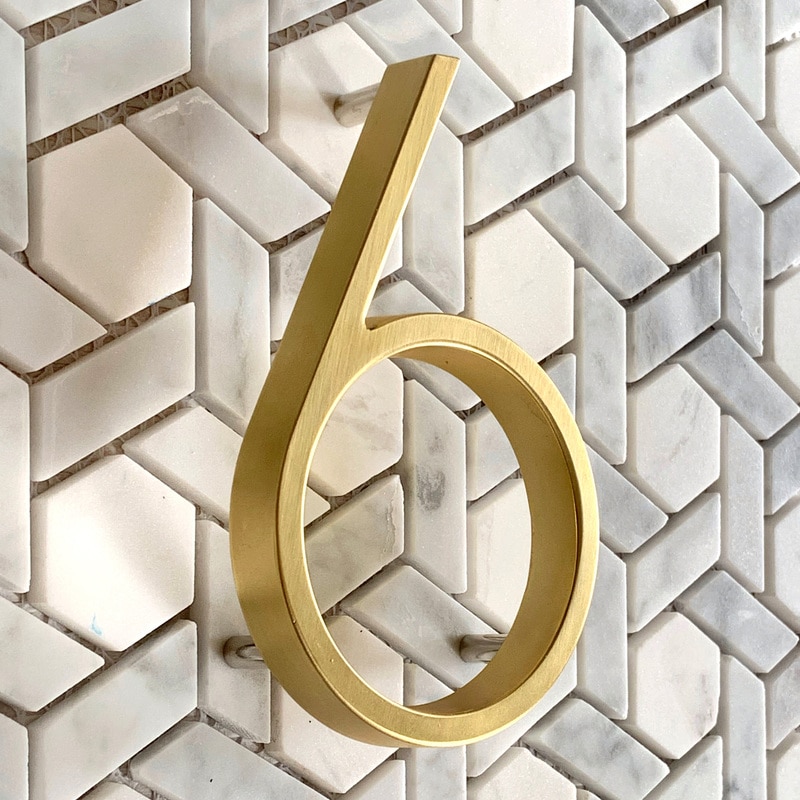Door Number Sign Modern Design - Image 2