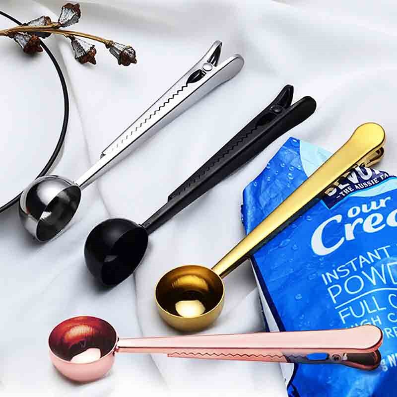 Coffee Scoop Clip Measuring Spoon
