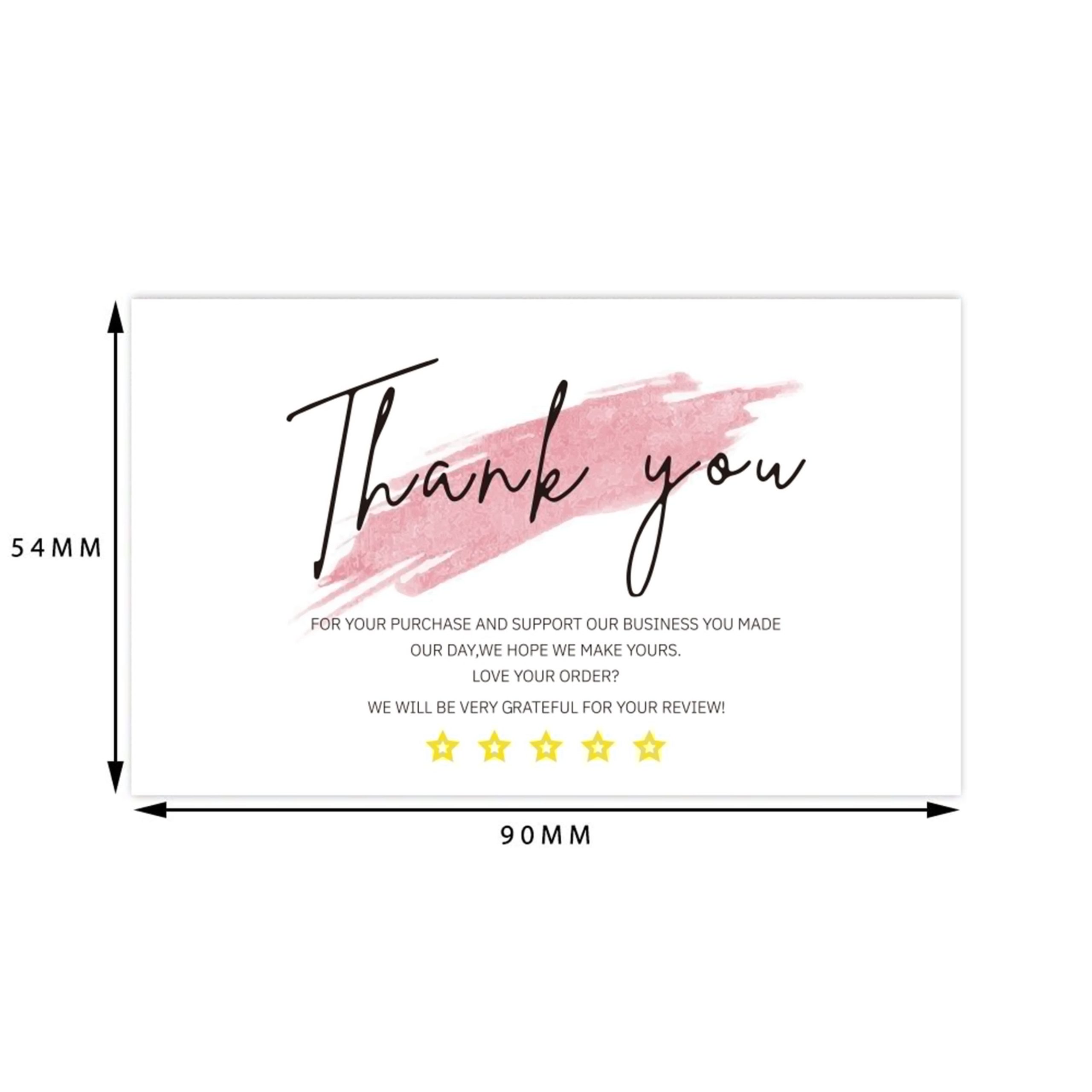 Business Thank You Cards (30 pcs)