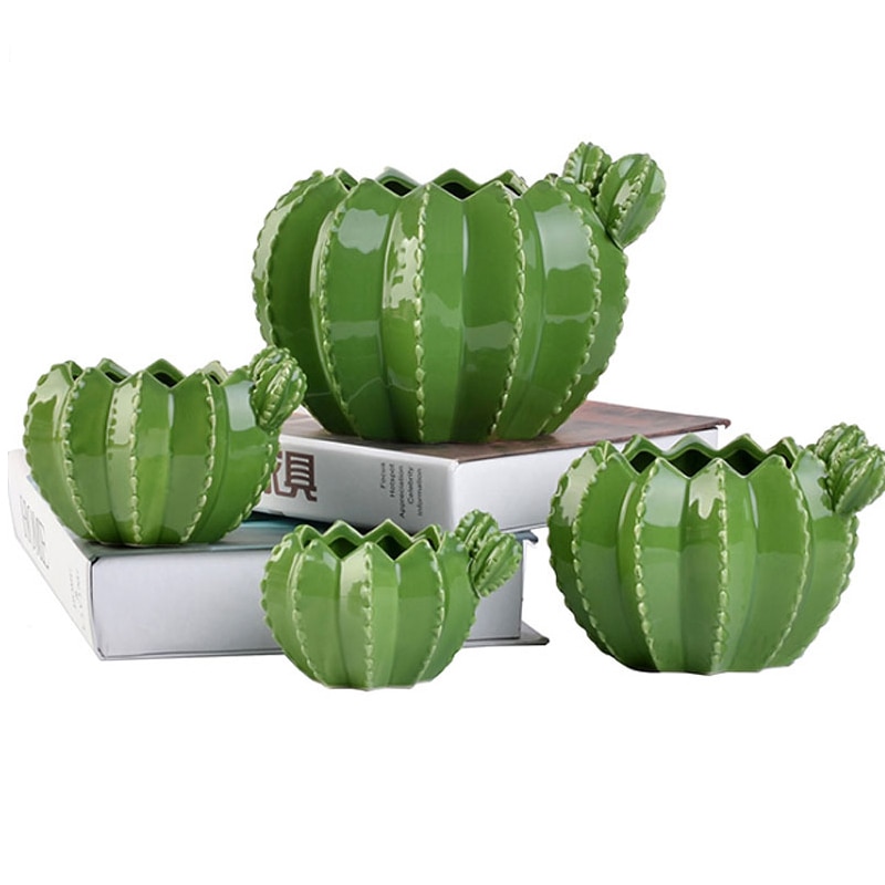 Cactus Pot Ceramic Home Decor - Image 6