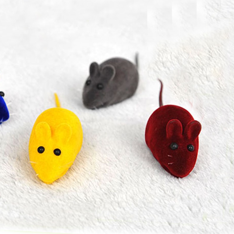 Cat Chew Toys Random Color Mouse Toys (5 pcs) - Image 4