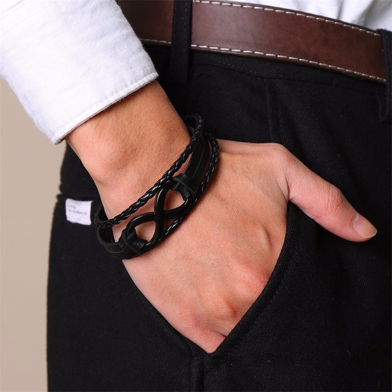 Infinity Bracelet For Men Fashion Accessory - Image 5