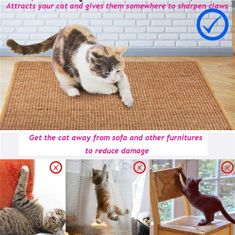 Cat Scratch Mat Sisal Rug - Image 2