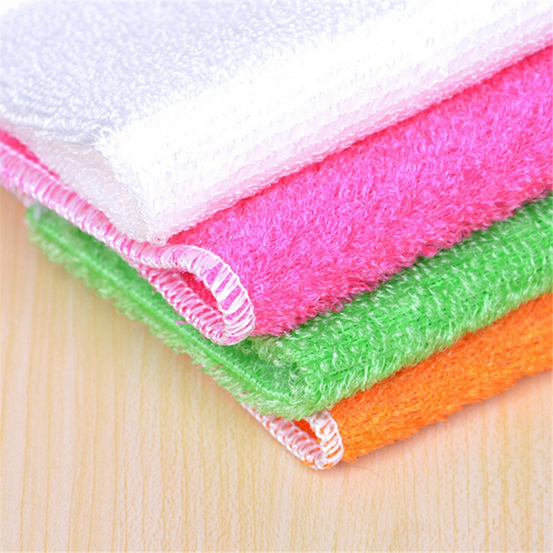 Bamboo Cloth Cleaning Rags (10pcs) - Image 2