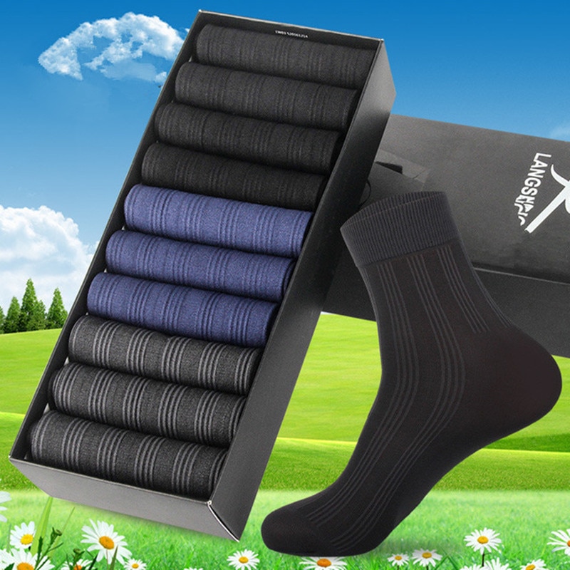 Men Socks Breathable Business Socks - Image 4