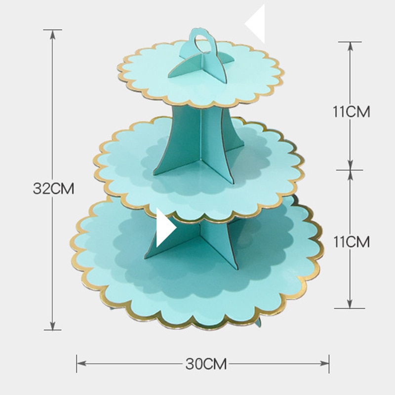 3 Tier Cupcake Stand For Dessert Table - Image 5