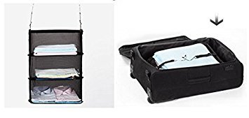 3-Layer Mesh Hanging Closet Organizer
