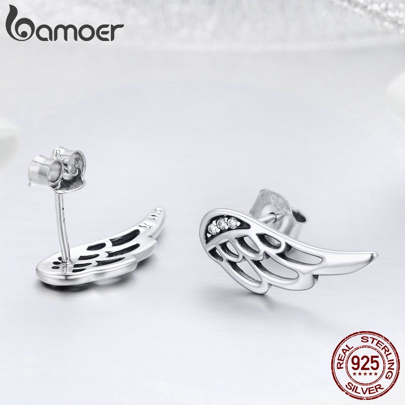 Angel Wing Earrings Ladies Stud Earrings - Image 3