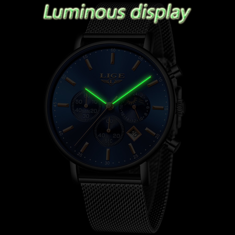 Mens Luxury Watch Stainless Steel - Image 4